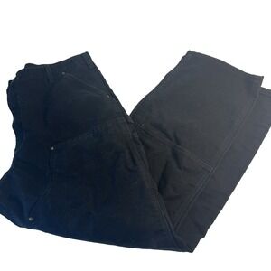 Carhartt B136 Black Double Knee Work Pants Men 40X31 Outdoor